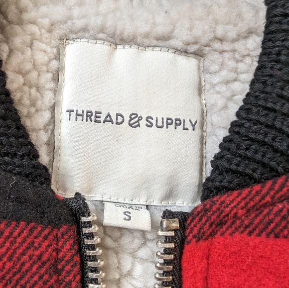 Thread Supply Buffalo Plaid Vest- Small - Picture 3 of 4